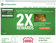 Tablet Screenshot of fnbfremont.com
